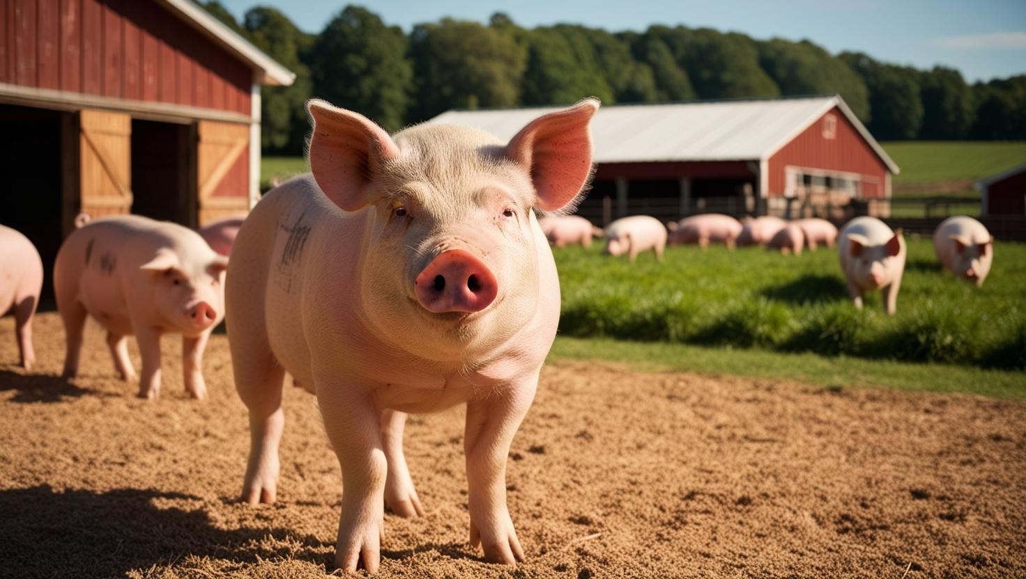 Sustainable Modern Pig Farm